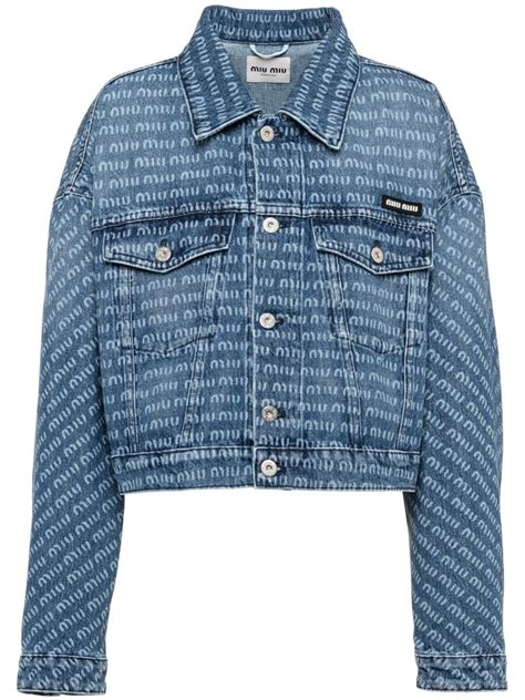 miu miu jeans jacket|miu michael jacket.